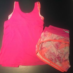 ivivva GIRLS lululemon LOT SPEEDY SHORTS & TANK